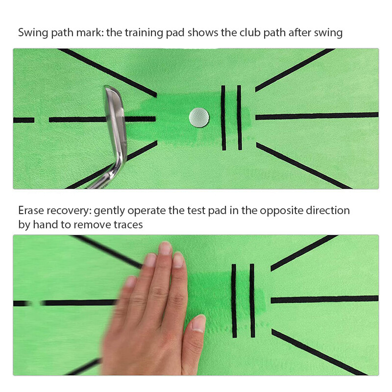 Μαξιλάρι προπόνησης γκολφ Swing Track Practice Marking Pad Detection Batting Ball Trace Ανίχνευση κατεύθυνσης Mat Swing Practice Pads