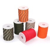 30M 7-Core 550 Paracord 4mm Αλεξίπτωτο Κορδόνι Υπαίθριο Κάμπινγκ Survival Kit Σχοινί Ομπρέλα Σκηνής Κορδόνι λουράκι ρούχων