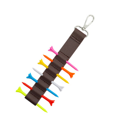 Golfa tējas turētājs, PU ādas futrālis