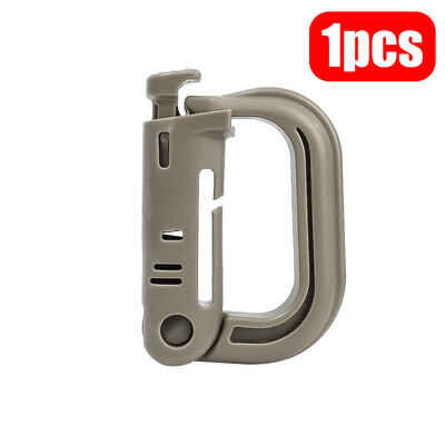 Molle Tactical Backpack Carabiner Outdoor Plastic EDC Shackle Carabiner Practical ABS Snap D-Ring Κλιπ μπρελόκ Δαχτυλίδι ασφάλισης