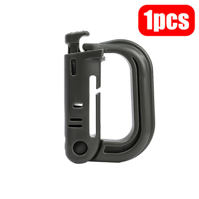 Molle Tactical Backpack Carabiner Outdoor Plastic EDC Shackle Carabiner Practical ABS Snap D-Ring Κλιπ μπρελόκ Δαχτυλίδι ασφάλισης