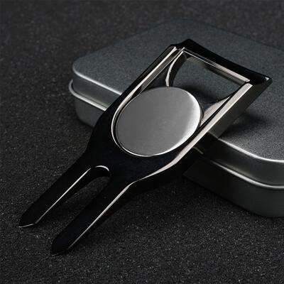 Golf Divot Alat za popravak Magnetski marker za lopticu Poklon Golfer Fix Divots Pitch Fix Poklon kutija igre Višenamjenski otvarač za boce Gadget