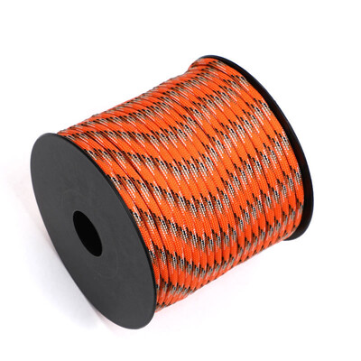 7 σκέλη 4mm Paracord 550 Military Tactical Parachute Cord Camping Survival Accessories Tent Lanyard DIY Bracelet Weaving Rope