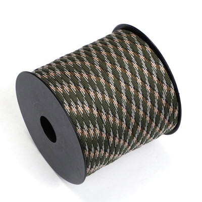 7 σκέλη 4mm Paracord 550 Military Tactical Parachute Cord Camping Survival Accessories Tent Lanyard DIY Bracelet Weaving Rope