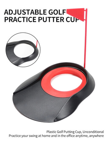 Golf Putter Trainer Universal Kids Adults Golf Training Products Hole Simulator Indoor Outdoor Αξεσουάρ