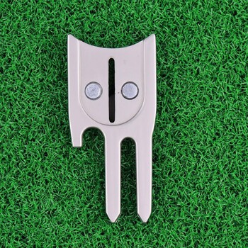 Golf Divot Tool 6 in 1 Magnetic Mark Golf High-Hardness Προπονητικό Βοήθημα Προπόνησης Golf Divot Εργαλείο επισκευής