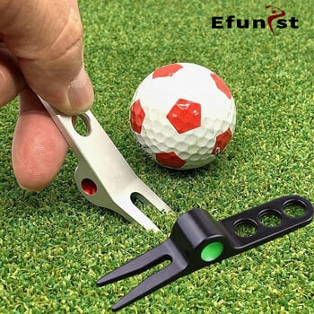 Εργαλείο επισκευής Golf Divot Γκολφ Divot Pitch Groove Cleaner Εκπαιδευτικά Βοηθήματα Γκολφ Πιρούνι Γκολφ Συντήρηση γκαζόν Εργαλείο επισκευής Αξεσουάρ γκολφ