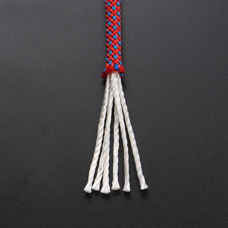 Εξωτερική Paracord Αξεσουάρ σχοινιού αναρρίχησης σε βράχο Κορδόνι διαμέτρου 6mm υψηλής αντοχής Εργαλεία επιβίωσης με σχοινί πεζοπορίας