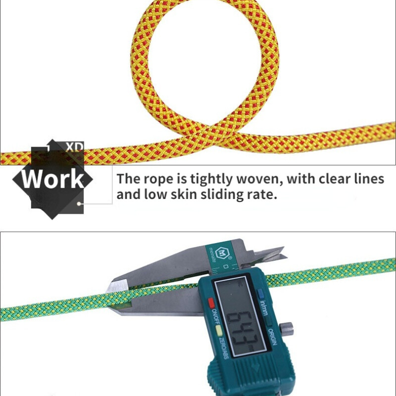 Εξωτερική Paracord Αξεσουάρ σχοινιού αναρρίχησης σε βράχο Κορδόνι διαμέτρου 6mm υψηλής αντοχής Εργαλεία επιβίωσης με σχοινί πεζοπορίας