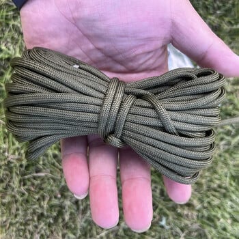 100FT Military Paracord 7 Strand 4mm Αξεσουάρ Camping Outdoor Survival DIY Βραχιόλι Σχοινάκι πεζοπορίας