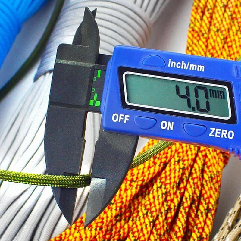 100FT vojenský paracord 7 prameňov 4 mm kempingové príslušenstvo pre prežitie v prírode DIY náramok lano turistika šnúra na bielizeň