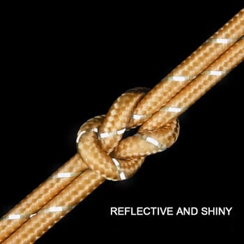 20m Πολυλειτουργικό Wide Reflective 550 Paracord Rope 4 .5mm Camping Survival Edc Outdoor Parachute Cord Lanyard Rescue Rope