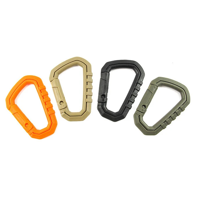 6x Taktički karabiner Carabina Karabiner Clip Plastični Kadetski Planinarenje Kampiranje