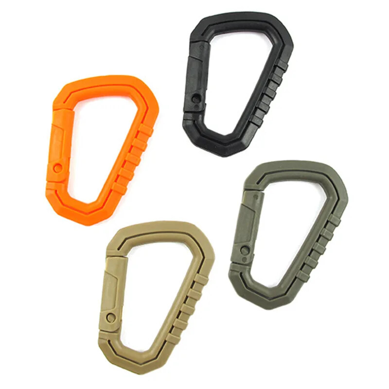 6x Taktički karabiner Carabina Karabiner Clip Plastični Kadetski Planinarenje Kampiranje