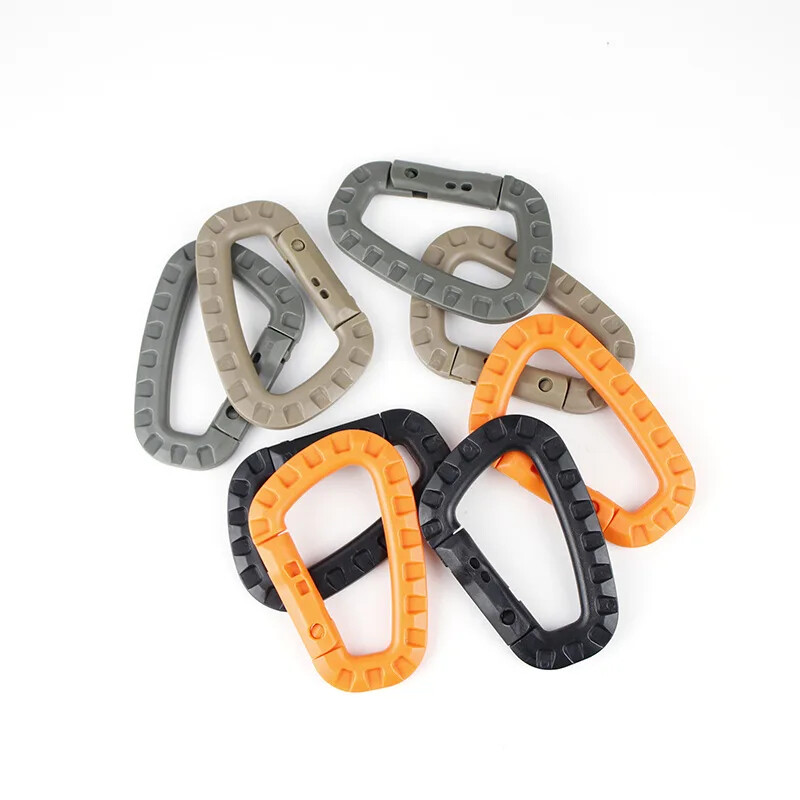 6x Taktički karabiner Carabina Karabiner Clip Plastični Kadetski Planinarenje Kampiranje