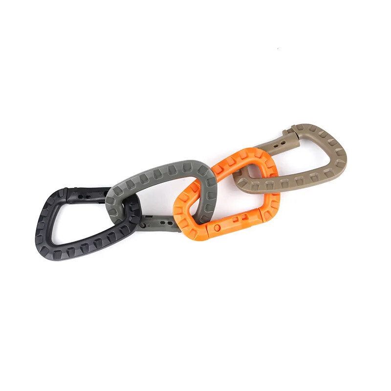 6x Taktički karabiner Carabina Karabiner Clip Plastični Kadetski Planinarenje Kampiranje