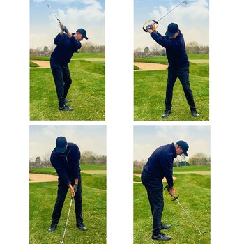 Γκολφ Swing Trainer Ασκήσεις Plane Corrector Gesture Golf Swing Stature Correction Ανθεκτικά βοηθήματα εκπαίδευσης Golf Swing