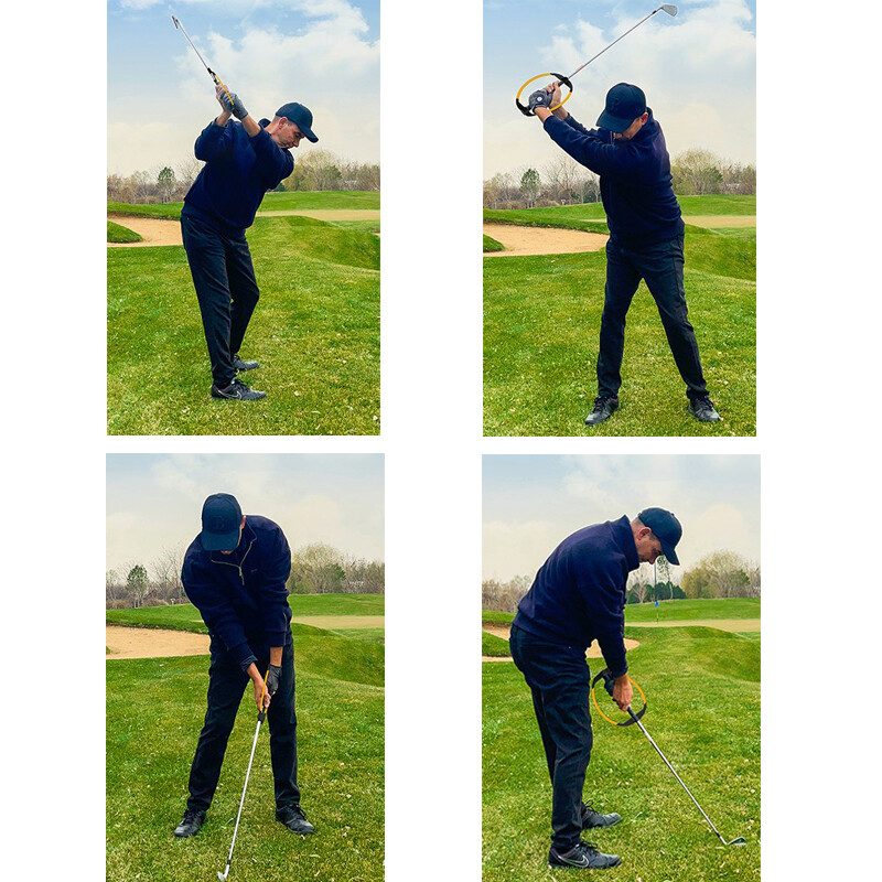 Γκολφ Swing Trainer Ασκήσεις Plane Corrector Gesture Golf Swing Stature Correction Ανθεκτικά βοηθήματα εκπαίδευσης Golf Swing
