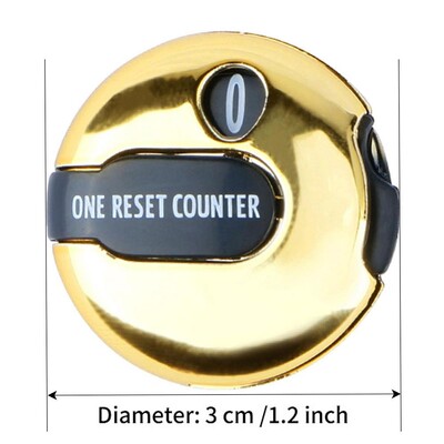 Μετρητής σκορ γκολφ Φορητός μετρητής σκορ γκολφ Μετρητής βαθμολογίας γκολφ Μετρητής σκορ γκολφ με επαναφορά αφής και προσάρτημα κλιπ Γρήγορη επιστροφή 0