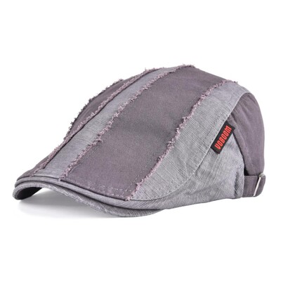 VOBOOM pamučna ravna kapa s muškim golfom, retro šešir za dječaka, muška taksistička beretka Gatsby, podesiva