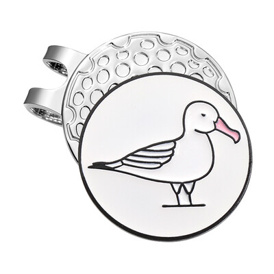 Funny Birds Pattern Print Διακοσμητικά κλιπ καπέλο για μπάλα του γκολφ Μαρκαδόρος μπάλα του γκολφ με μαγνητικό κλιπ καρτούν προμήθειες γκολφ Αξεσουάρ