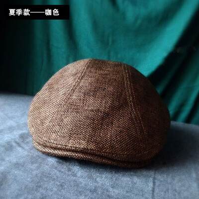 Ανδρικό καπέλο Classic Vintage αναπνεύσιμο καπέλο μπερέ για άντρες Visor Γάλλος καλλιτέχνης Beanies Σχεδιαστής από βαμβάκι και φοδραρισμένο καπέλο British Berets