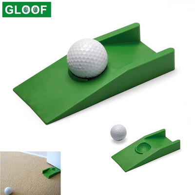 Opritor de ușă pentru antrenor de golf, joc de golf, birou, acasă, covor, practică, țintă pentru pasionații de golf, opritoare decorative pentru uși, verde, ABS