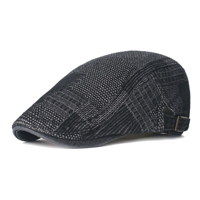 Τζιν Καπέλα Newsboy Ρυθμιζόμενο Ivy Flat Cap Gatsby Cabbie Καπέλο οδήγησης για άνδρες Γυναικείες Vintage Kpop Irish Berets