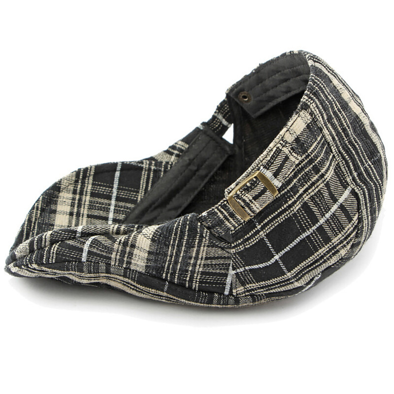 HT4316 Μπερέ Καπέλο Ανδρικά Γυναικεία Ρετρό Καρό Επίπεδο Καπέλο Ρυθμιζόμενο Καλλιτέχνης Ζωγράφος Καπέλο Μπερέ Αρσενικό Γυναικείο Φθινοπωρινό Χειμερινό Μπερέ