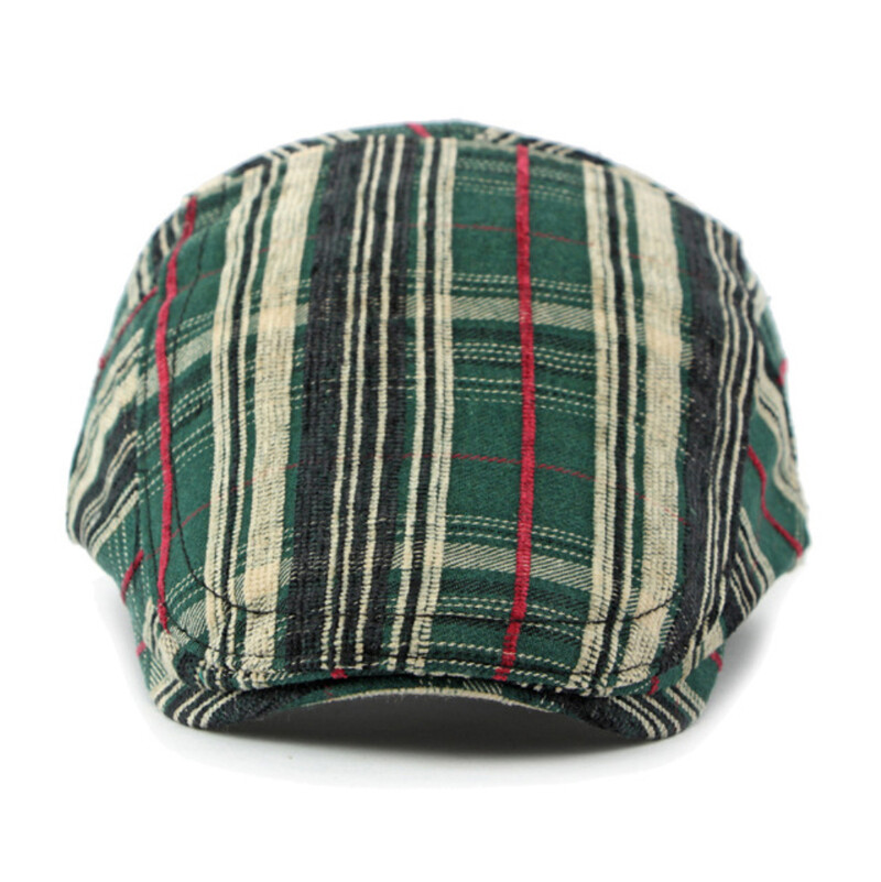 HT4316 Μπερέ Καπέλο Ανδρικά Γυναικεία Ρετρό Καρό Επίπεδο Καπέλο Ρυθμιζόμενο Καλλιτέχνης Ζωγράφος Καπέλο Μπερέ Αρσενικό Γυναικείο Φθινοπωρινό Χειμερινό Μπερέ
