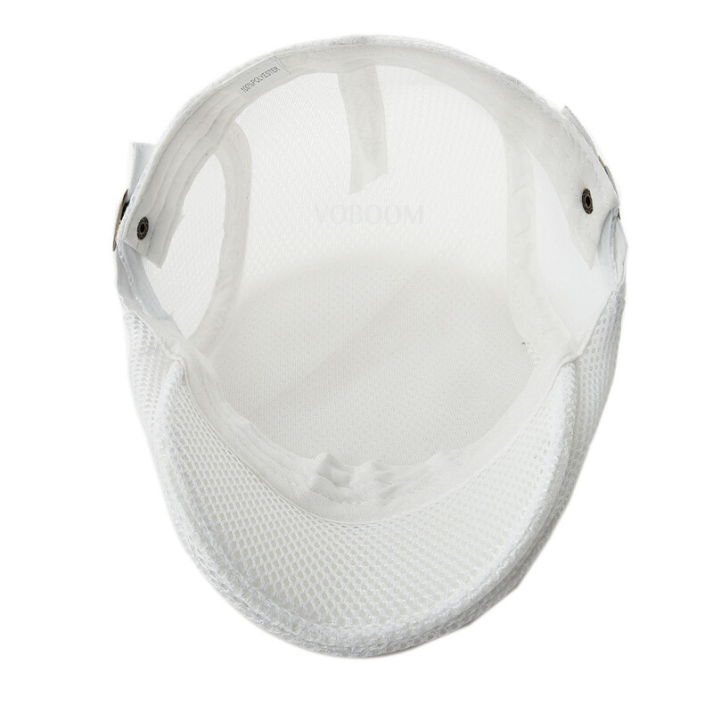 VOBOOM vară bărbați beretă ocazională pălărie plată respirabilă șapcă de iederă șapcă cabbie știri șapci stil Gatsby șapci reglabile cu plasă Boina