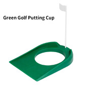 1 τμχ Νέο πράσινο κύπελλο γκολφ με τρύπα Λευκή σημαία Βοήθημα εκπαίδευσης γκολφ για δώρο παίκτη γκολφ Μπάλα ποδοσφαίρου γκολφ σε εσωτερικό εξωτερικό χώρο