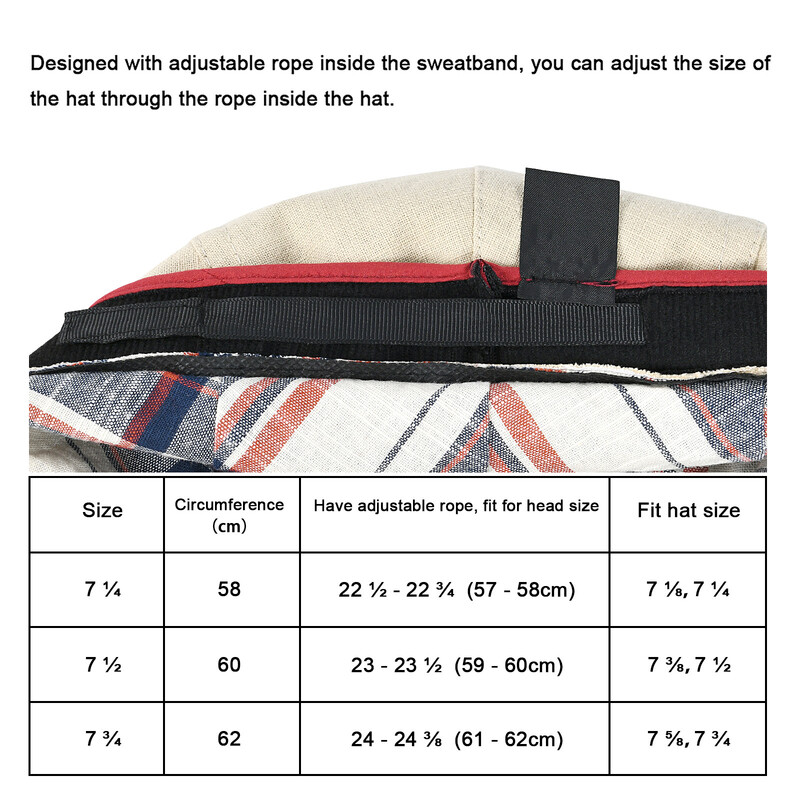 JANGOUL lina cepure Īru plakana cepure vīriešiem ikdienišķa pieguļoša avīžpuika vāciņš regulējama klasiska Ivy Gatsby cepure