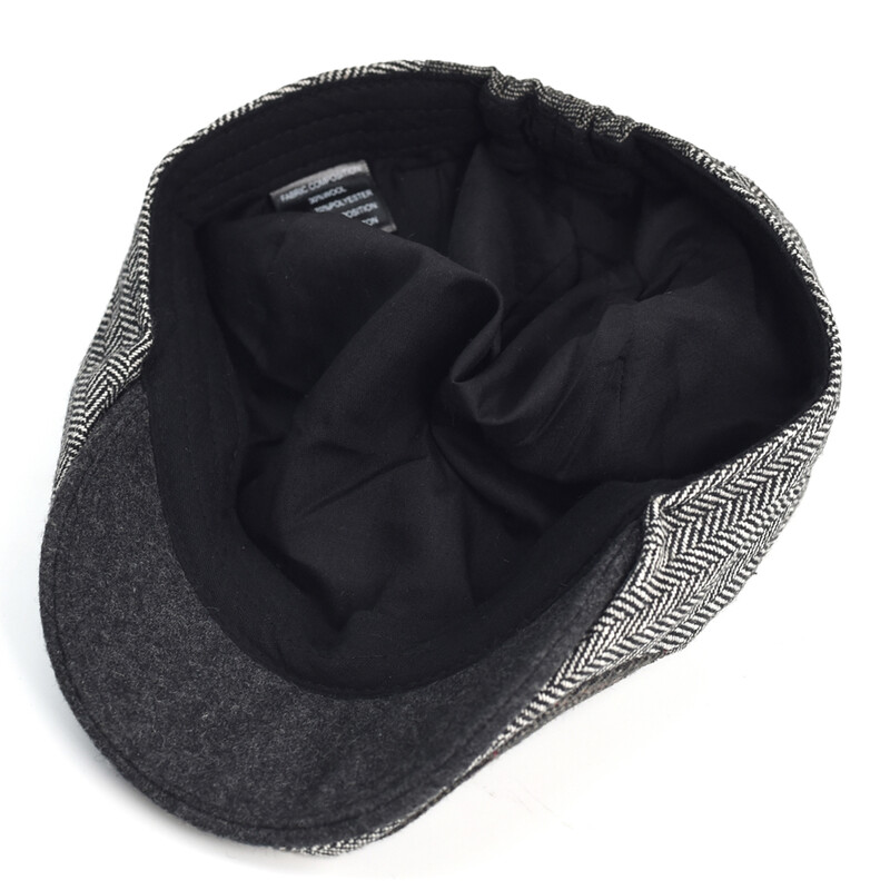 Four Seasons Vintage Patchwork Ψαροκόκαλο Καπέλα Newsboy Casual Outdoor Retro Καπέλα μπερέ Μόδα Επίπεδα καπέλα