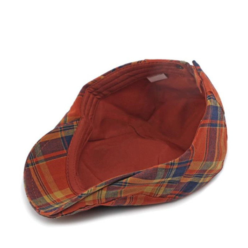 2024 Șepci pentru știri cu imprimeu din bumbac Four Seasons Șapcă plată cu vârf pentru bărbați și femei, beretă de pictor, pălării 161