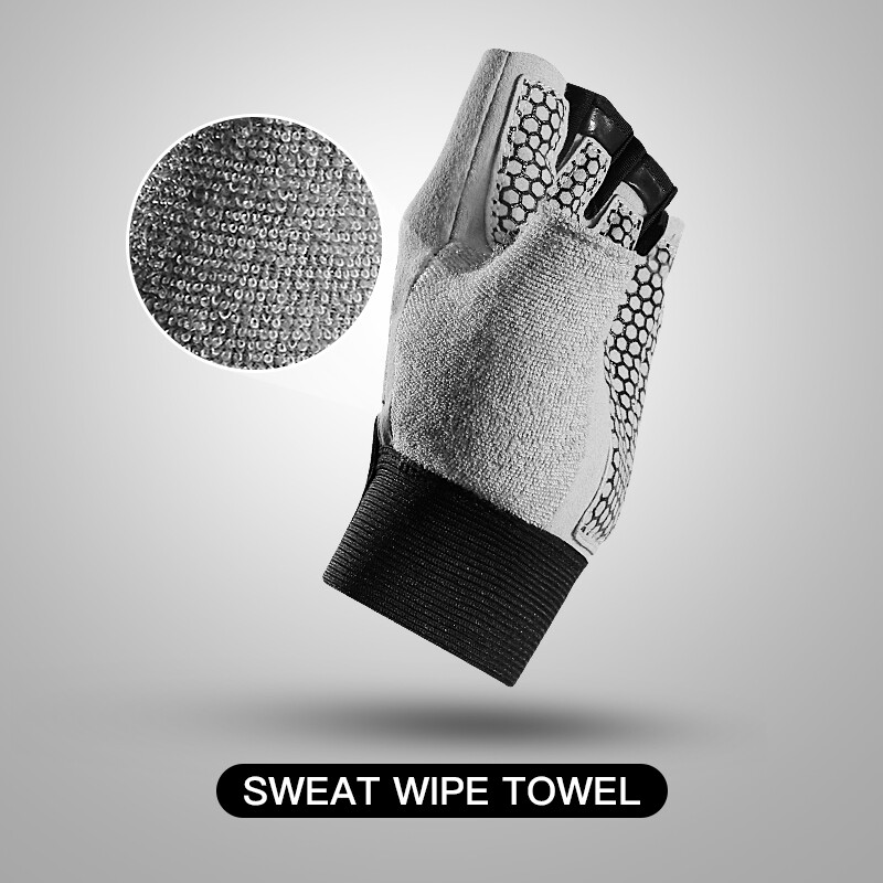 Rukavice na posilňovanie bez prstov, priedušné, na vzpieranie, fitness rukavice, činky, muži a ženy, vzpieranie, čierne