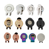 10 τμχ Κλιπ καπέλου γκολφ Μαγνητικό μεταλλικό κλιπ για καπέλο γκολφ Αξεσουάρ γκολφ για μπαλάκια του γκολφ Marker Drop Ship