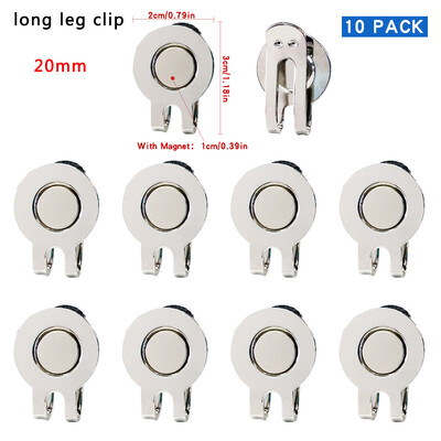 10 τμχ Κλιπ καπέλου γκολφ Μαγνητικό μεταλλικό κλιπ για καπέλο γκολφ Αξεσουάρ γκολφ για μπαλάκια του γκολφ Marker Drop Ship