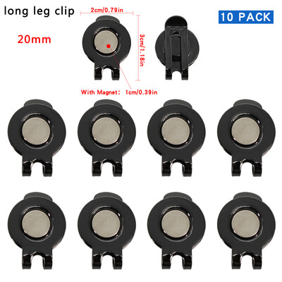 10 τμχ Κλιπ καπέλου γκολφ Μαγνητικό μεταλλικό κλιπ για καπέλο γκολφ Αξεσουάρ γκολφ για μπαλάκια του γκολφ Marker Drop Ship