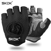 SKDK Gym Gloves Weightlifting Workout Dumbbell Crossfit Bodybuilding αξεσουάρ Breathable Fitness Gloves Silicone Palm Hollow