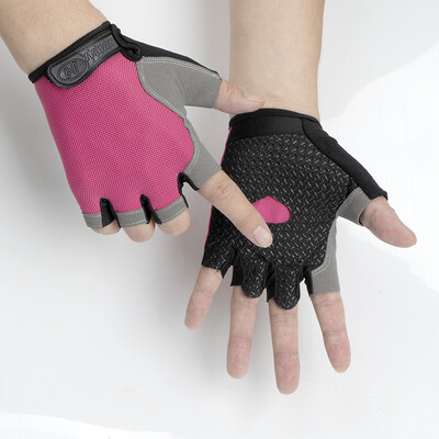 Γάντια ποδηλασίας Half Finger Ανδρικά αναπνεύσιμα αντιολισθητικά MTB γάντια ποδηλασίας εξωτερικού χώρου Καλοκαιρινό γυμναστήριο Αθλητική προπόνηση γιόγκα Γυναικεία γάντια