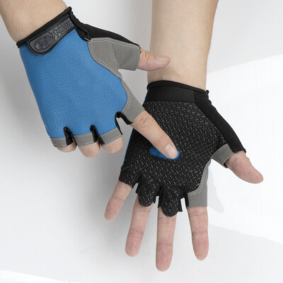 Γάντια ποδηλασίας Half Finger Ανδρικά αναπνεύσιμα αντιολισθητικά MTB γάντια ποδηλασίας εξωτερικού χώρου Καλοκαιρινό γυμναστήριο Αθλητική προπόνηση γιόγκα Γυναικεία γάντια