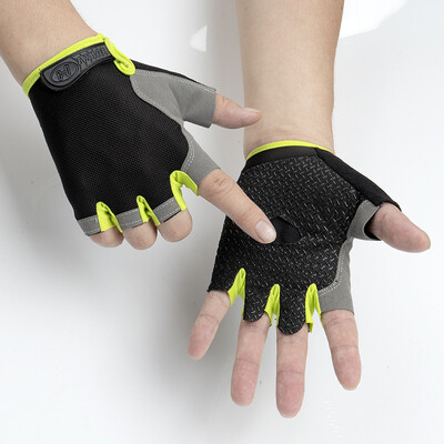 Γάντια ποδηλασίας Half Finger Ανδρικά αναπνεύσιμα αντιολισθητικά MTB γάντια ποδηλασίας εξωτερικού χώρου Καλοκαιρινό γυμναστήριο Αθλητική προπόνηση γιόγκα Γυναικεία γάντια