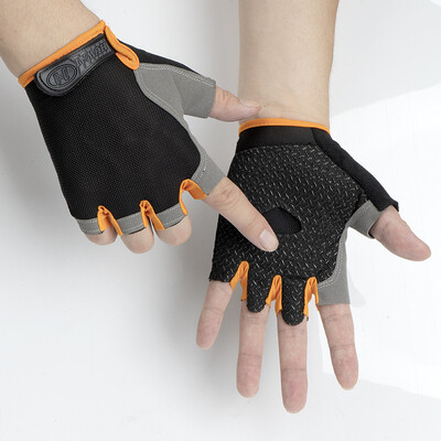 Γάντια ποδηλασίας Half Finger Ανδρικά αναπνεύσιμα αντιολισθητικά MTB γάντια ποδηλασίας εξωτερικού χώρου Καλοκαιρινό γυμναστήριο Αθλητική προπόνηση γιόγκα Γυναικεία γάντια