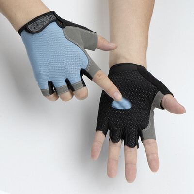 Γάντια ποδηλασίας Half Finger Ανδρικά αναπνεύσιμα αντιολισθητικά MTB γάντια ποδηλασίας εξωτερικού χώρου Καλοκαιρινό γυμναστήριο Αθλητική προπόνηση γιόγκα Γυναικεία γάντια