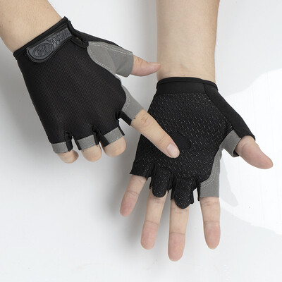 Γάντια ποδηλασίας Half Finger Ανδρικά αναπνεύσιμα αντιολισθητικά MTB γάντια ποδηλασίας εξωτερικού χώρου Καλοκαιρινό γυμναστήριο Αθλητική προπόνηση γιόγκα Γυναικεία γάντια