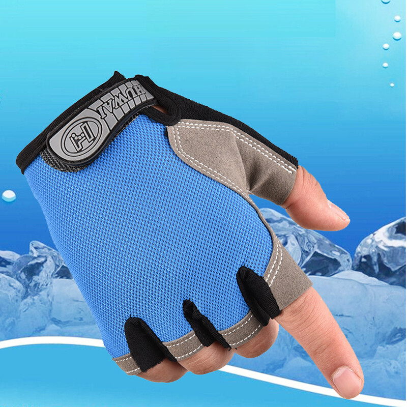 Γάντια ποδηλασίας Half Finger Ανδρικά αναπνεύσιμα αντιολισθητικά MTB γάντια ποδηλασίας εξωτερικού χώρου Καλοκαιρινό γυμναστήριο Αθλητική προπόνηση γιόγκα Γυναικεία γάντια