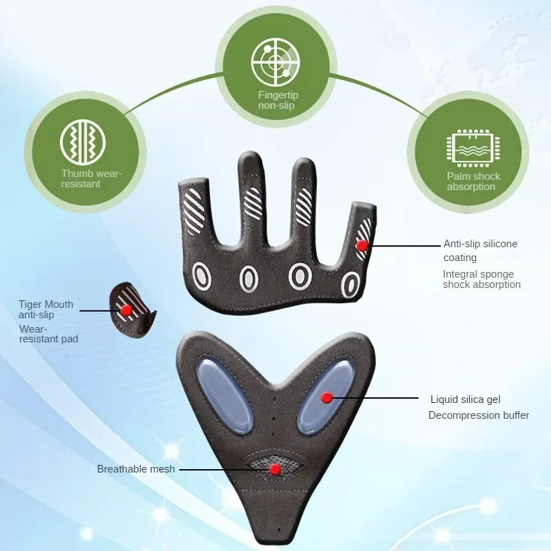 1 ζεύγος γάντια άρσης βαρών γυμναστικής για γυναίκες άντρες Προπόνηση bodybuilding Fitness Προστατευτικό παλάμης αθλητικών προπονήσεων αντιολισθητικά γάντια