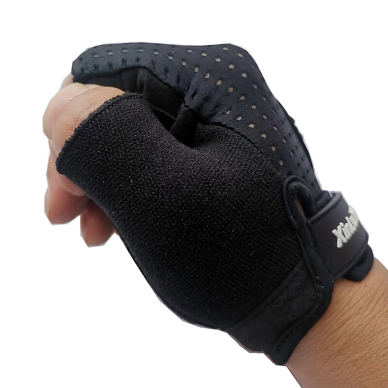 Half Finger Fitness Gloves Bodybuilding Weightlifting Gym Gloves Crossfit Dumbbell Workout Training Breathable Sport Riding