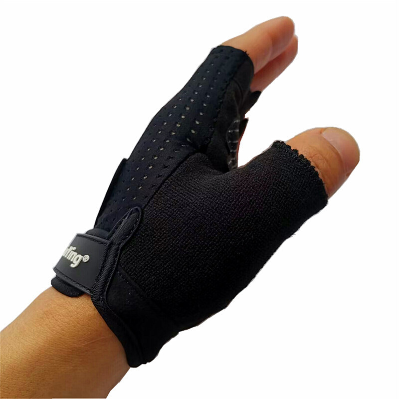 Half Finger Fitness Gloves Bodybuilding Weightlifting Gym Gloves Crossfit Dumbbell Workout Training Breathable Sport Riding